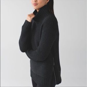 Lululemon high neck wool sweater